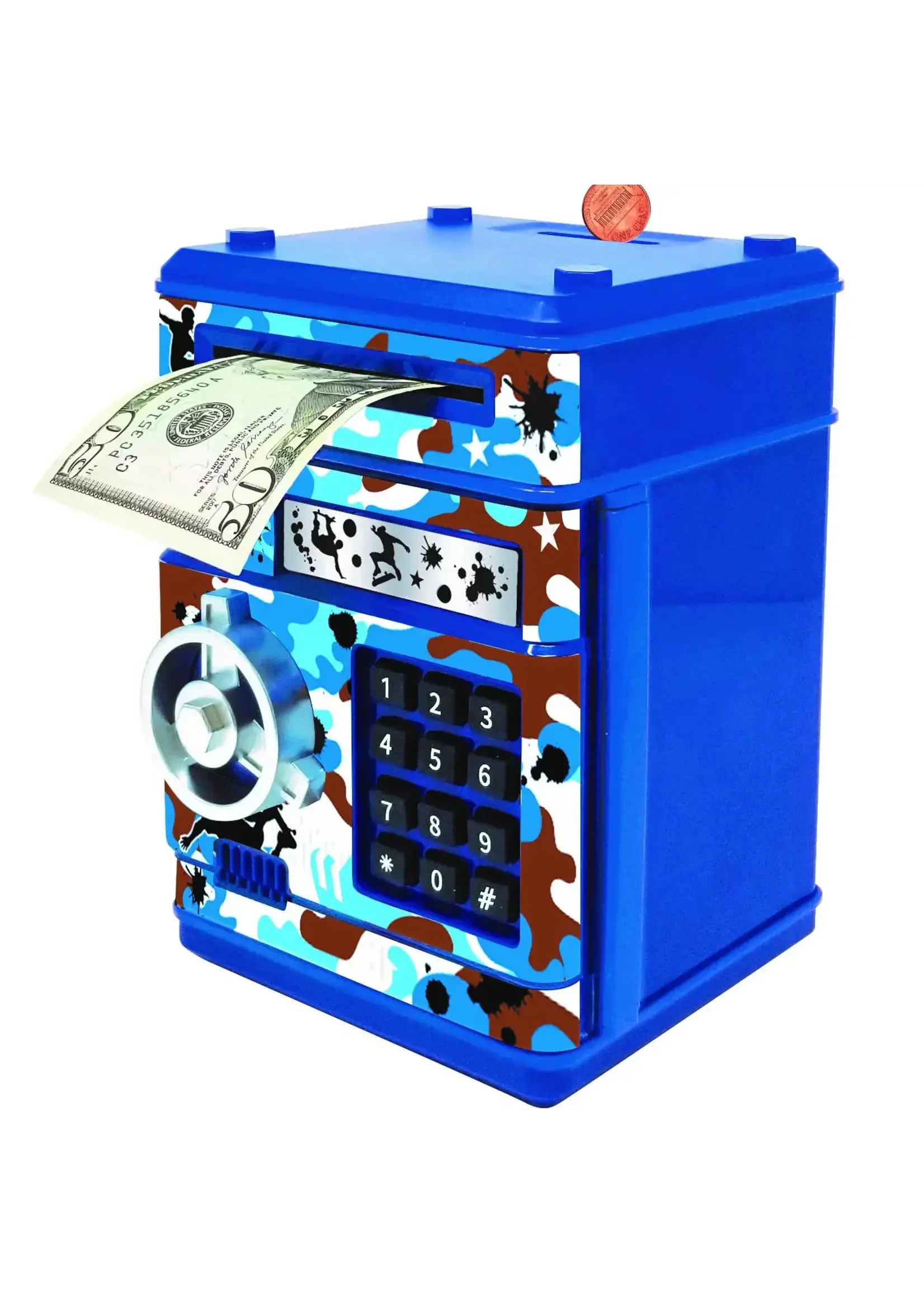 HOT FOCUS DIGITAL SAFE BLUE