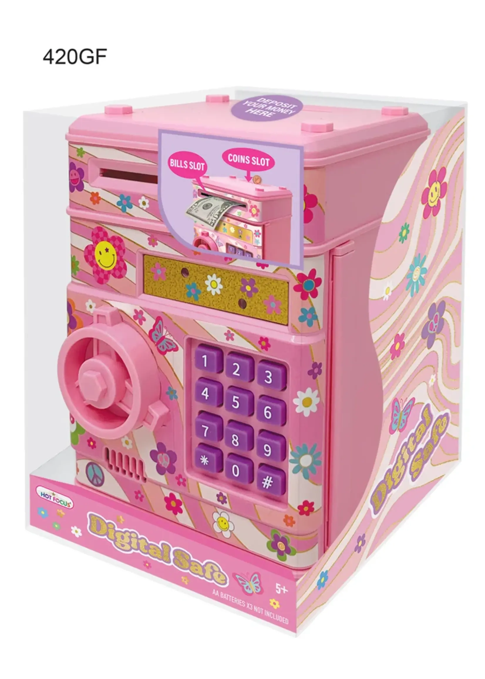 HOT FOCUS DIGITAL SAFE PINK