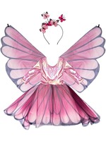 DRESS UP BUTTERFLY TWIRL DRESS WITH WINGS 3/4