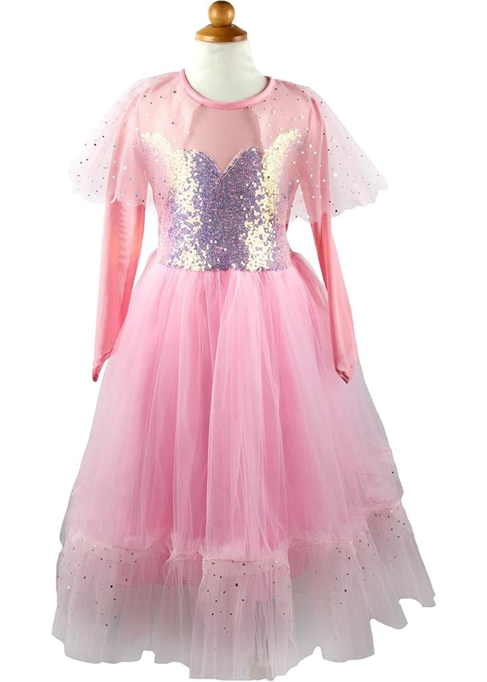 DRESS UP ELEGANT IN PINK DRESS 3/4