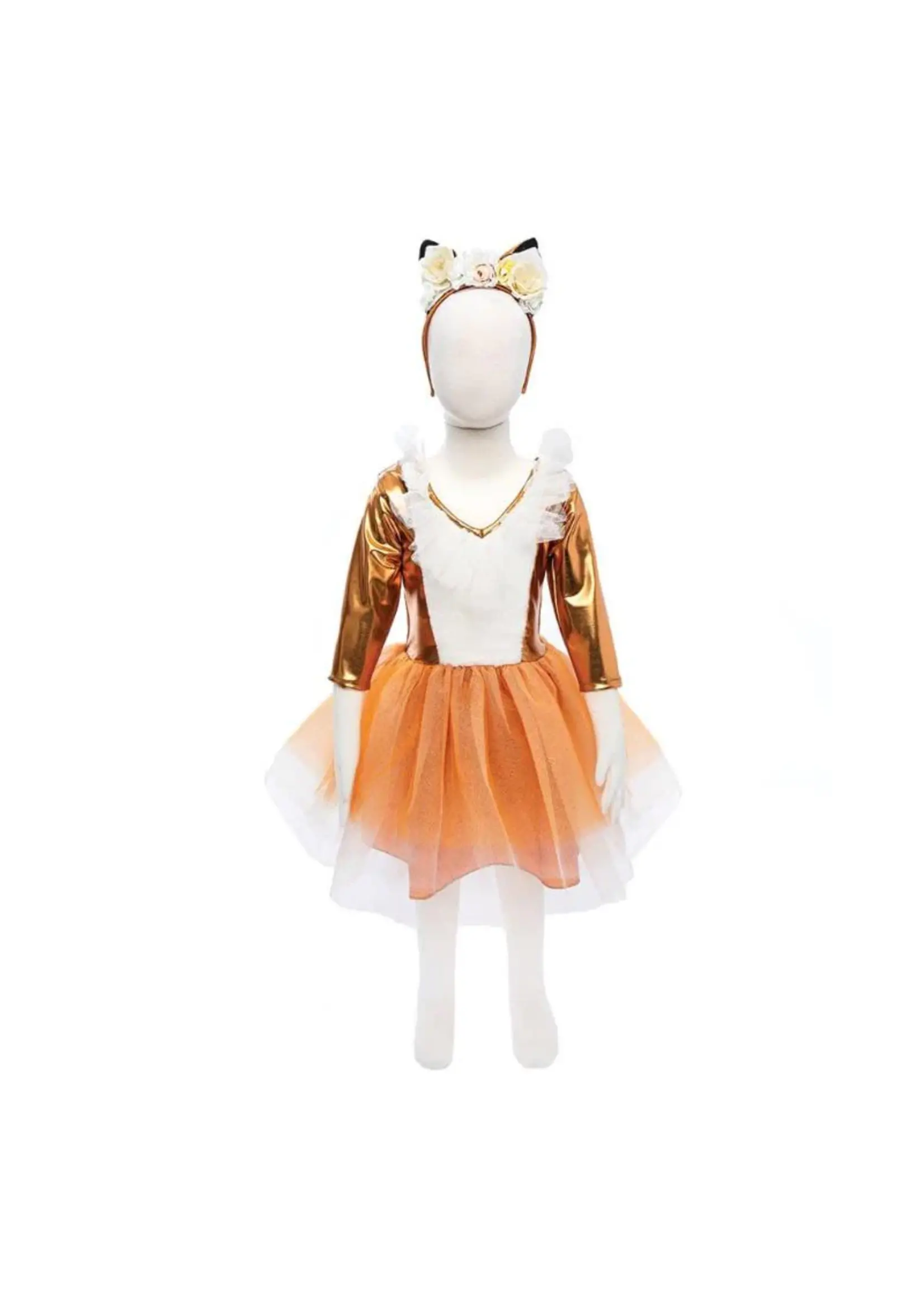 DRESS UP WOODLAND FOX DRESS W/ HEADPIECE 5-6