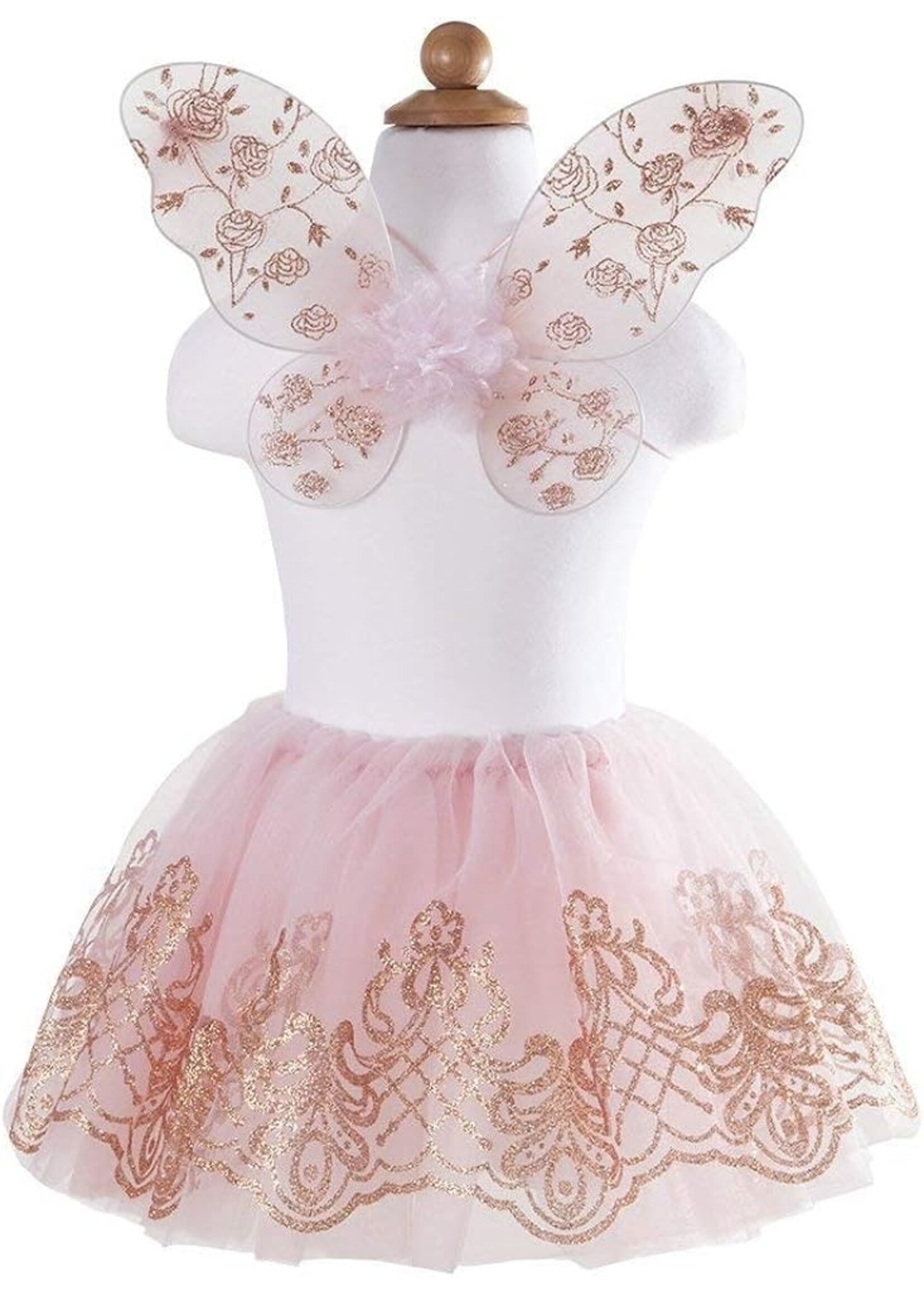 DRESS UP ROSE GOLD TUTU & WINGS 4-6