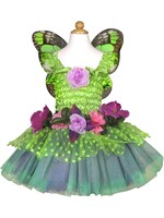 DRESS UP FAIRY BLOOMS DELUXE DRESS GREEN 3-4