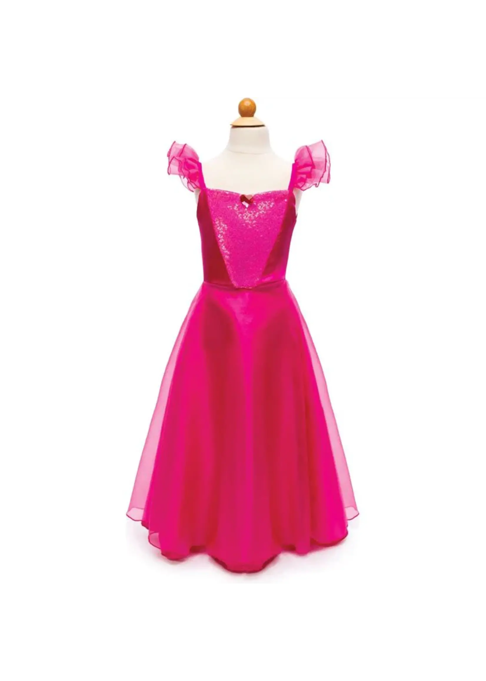 DRESS UP HOT PINK PARTY PRINCESS DRESS 3-4
