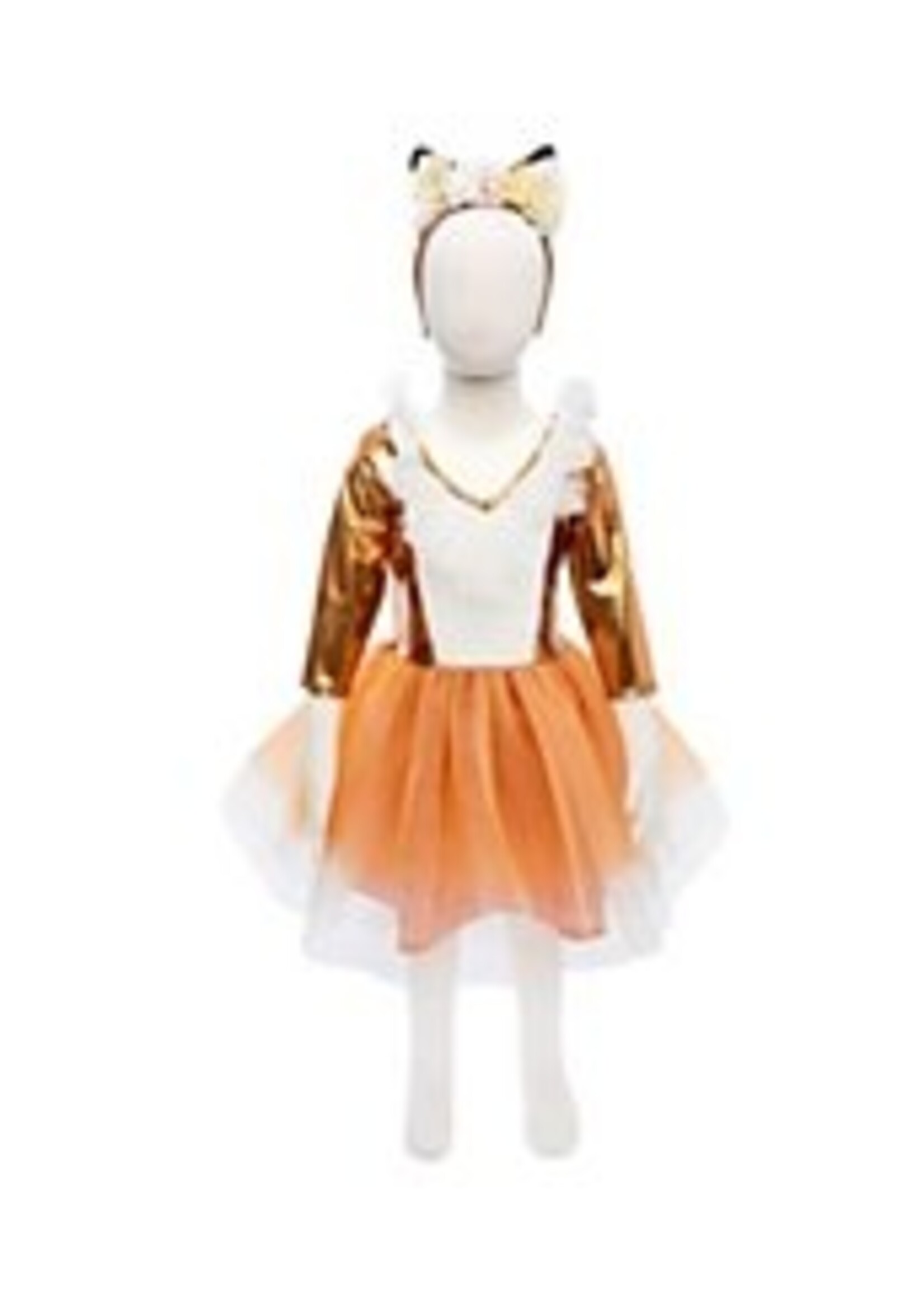 DRESS UP WOODLAND FOX DRESS W/ HEADPIECE 3-4