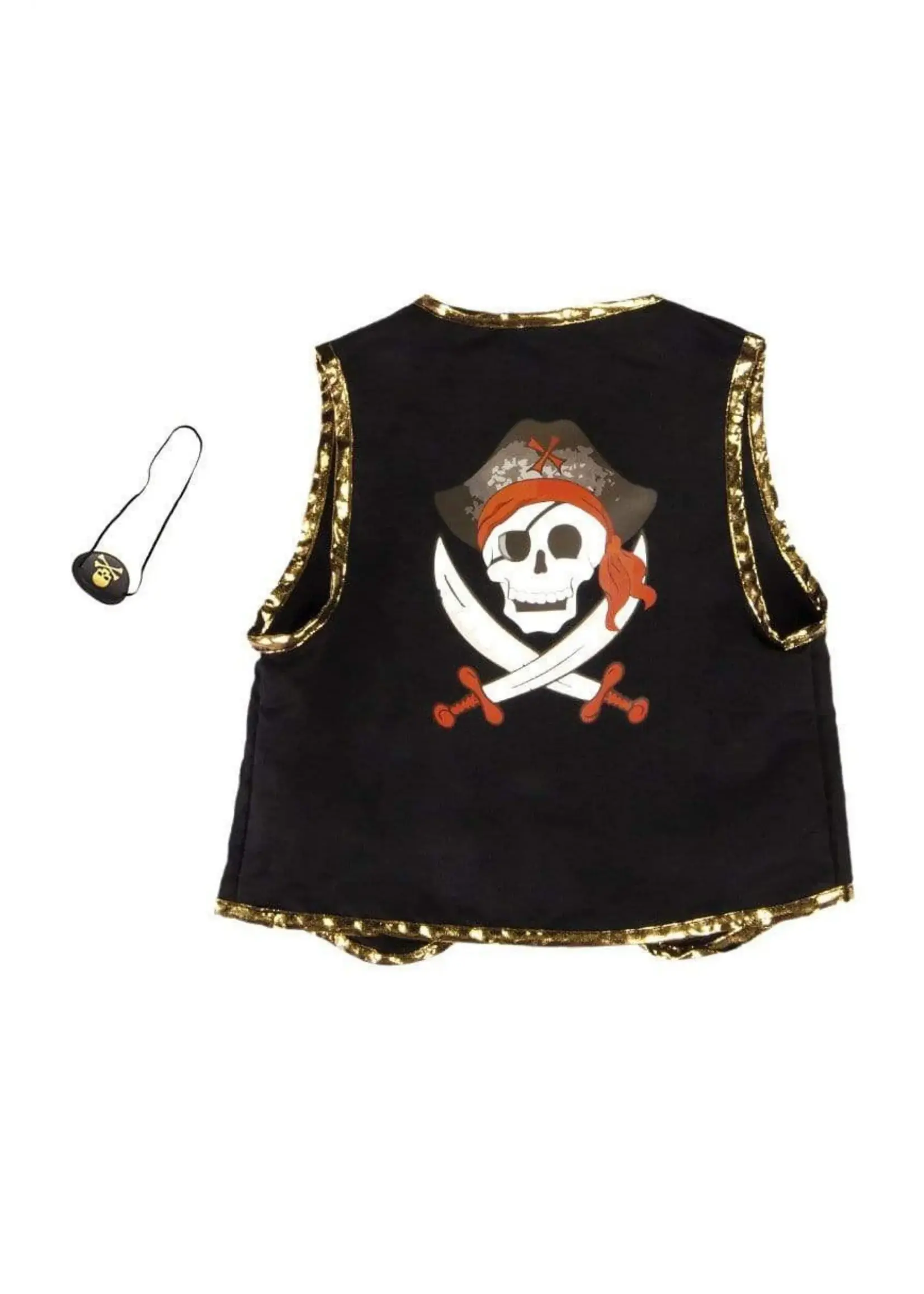 DRESS UP PIRATE VEST & EYE PATCH 4-7