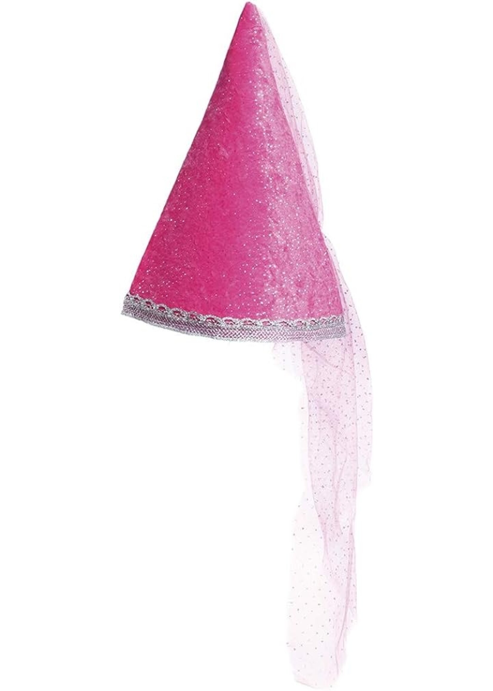 DRESS UP PRINCESS HAT HOT PINK SPARKLE