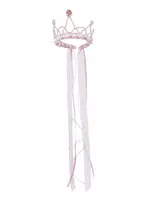 DRESS UP RIBBON TIARA LIGHT PINK