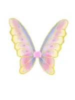 DRESS UP GLITTER RAINBOW WINGS GOLD