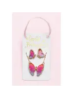JEWELRY BUTTERFLY NECKLACE AND EARINGS