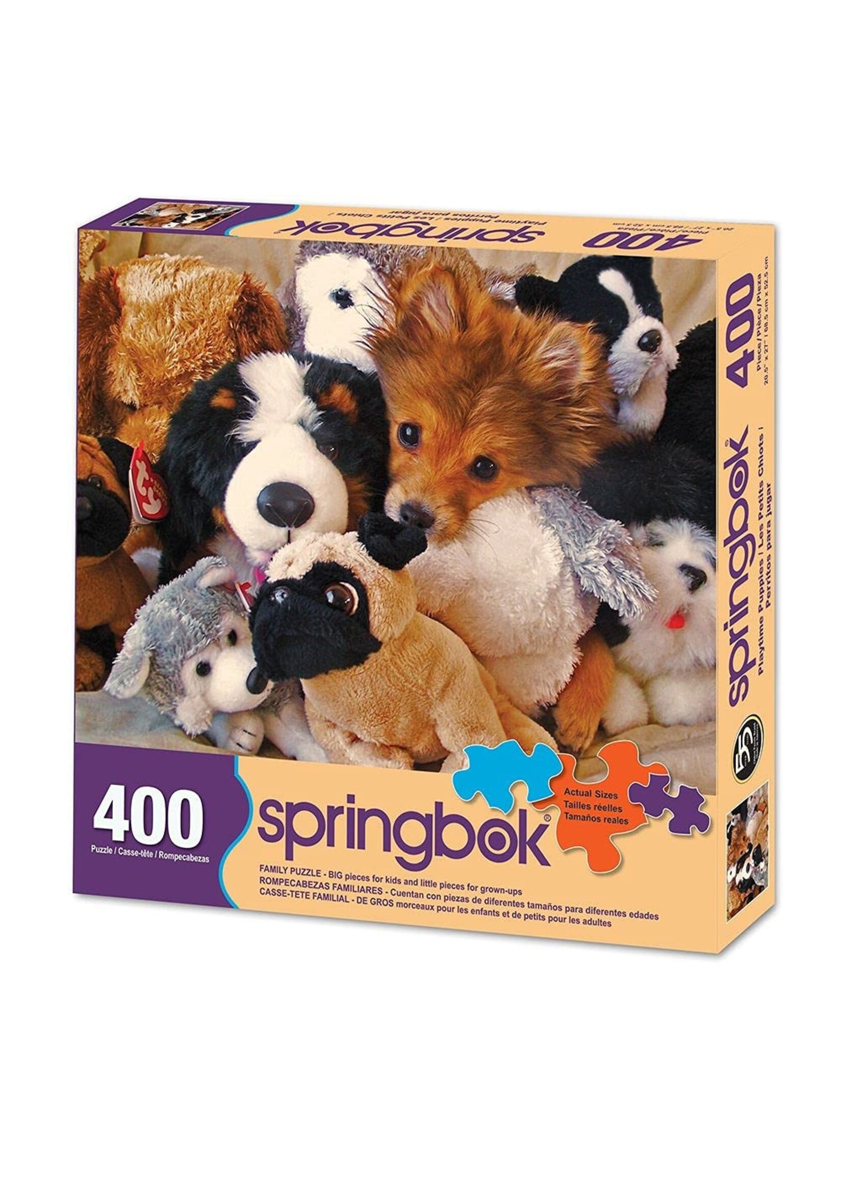 SPRINGBOK PUZZLE 400 PCS PLAYTIME PUPPIES