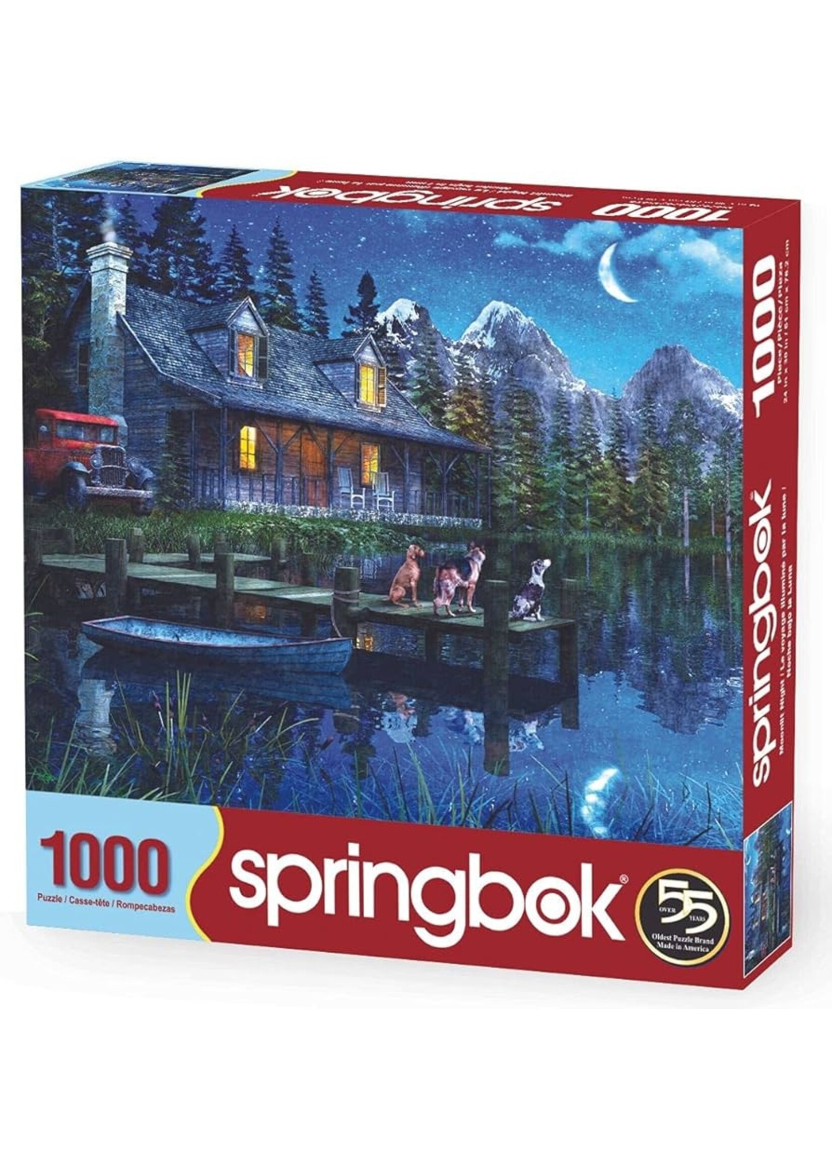 SPRINGBOK PUZZLE 1000 PCS MOONLIT NIGHT