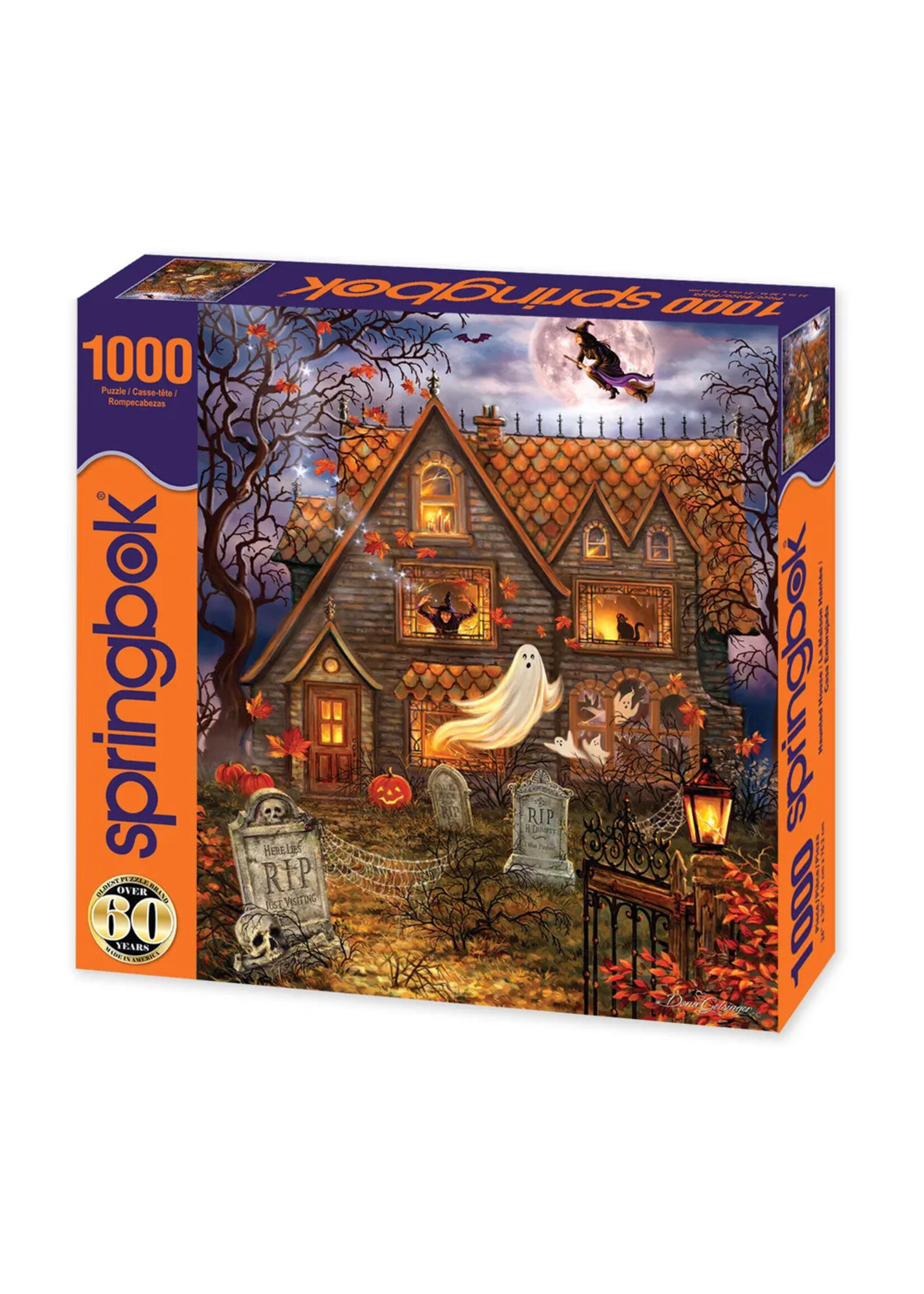SPRINGBOK PUZZLE 1000 PCS HAUNTED HOUSE