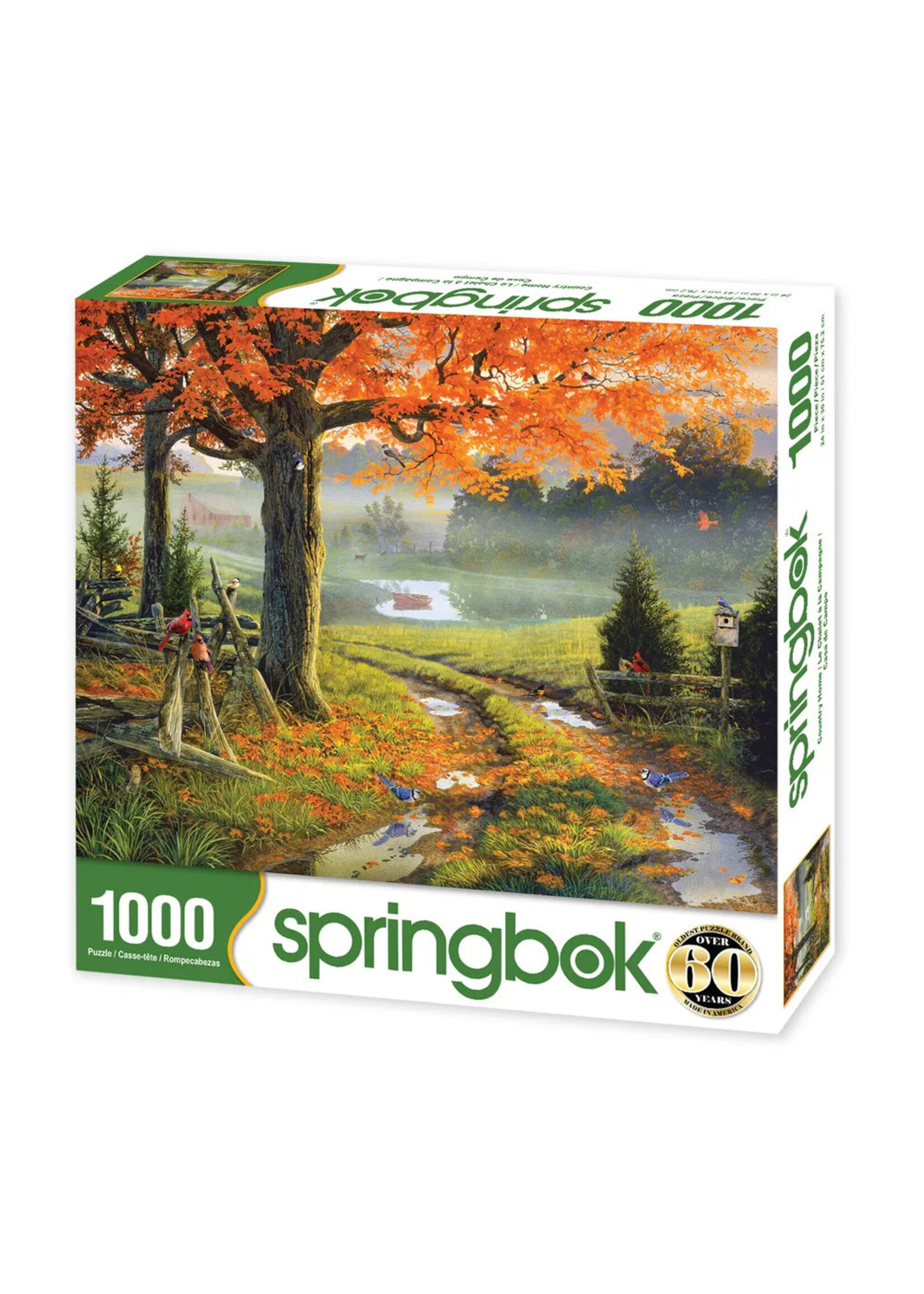 SPRINGBOK PUZZLE 1000 PCS COUNTRY HOME
