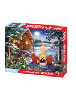 SPRINGBOK PUZZLE 500 PCS CHRISTMAS CABIN