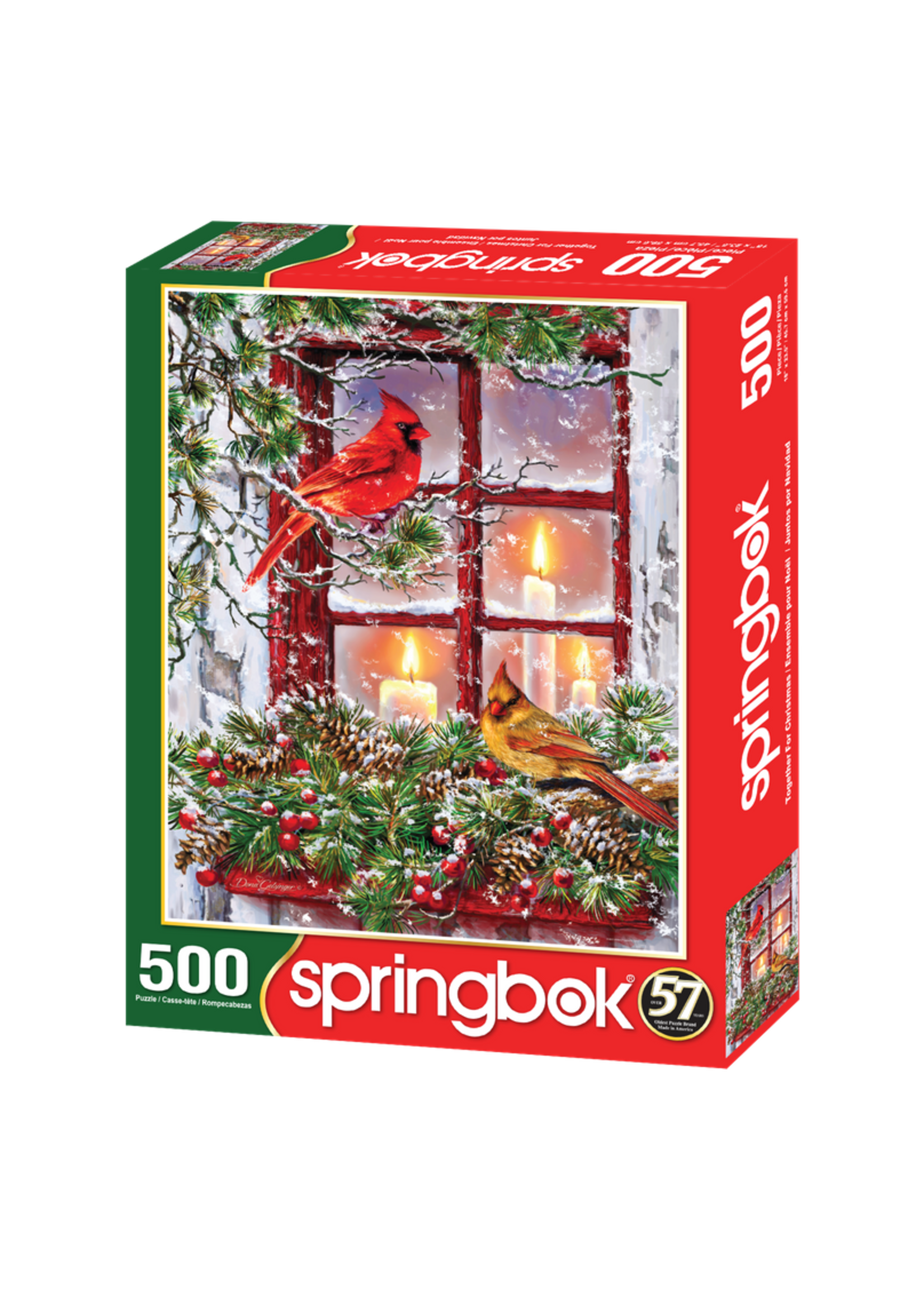 SPRINGBOK PUZZLE 500 PCS TOGETHER FOR CHRISTMAS