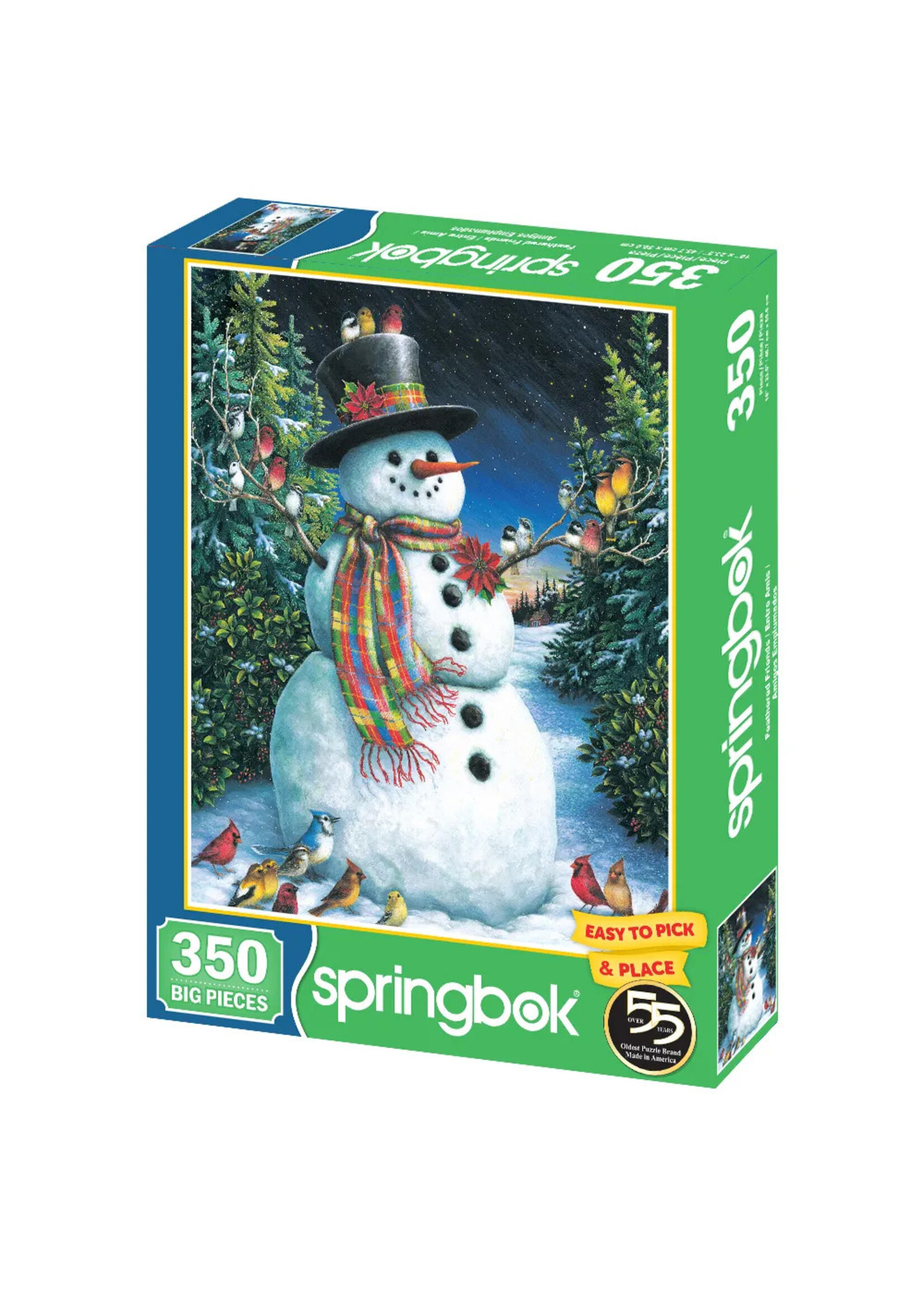 SPRINGBOK PUZZLE 350 PCS FEATHERED FRIENDS