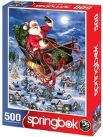 SPRINGBOK PUZZLE 500 PCS DELIVERING CHRISTMAS