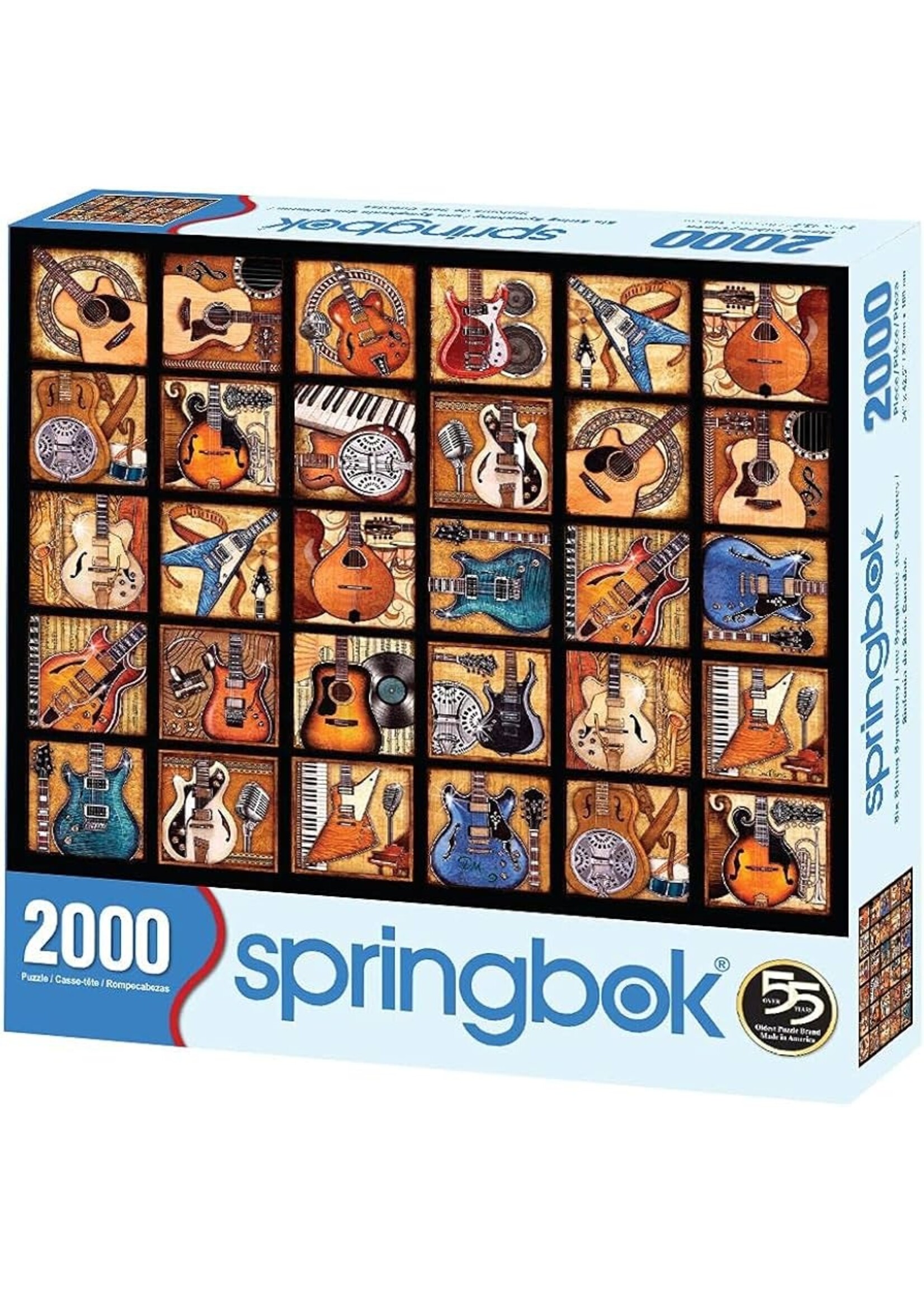 SPRINGBOK PUZZLE 2000 PCS SIX STRING SYMPHONY