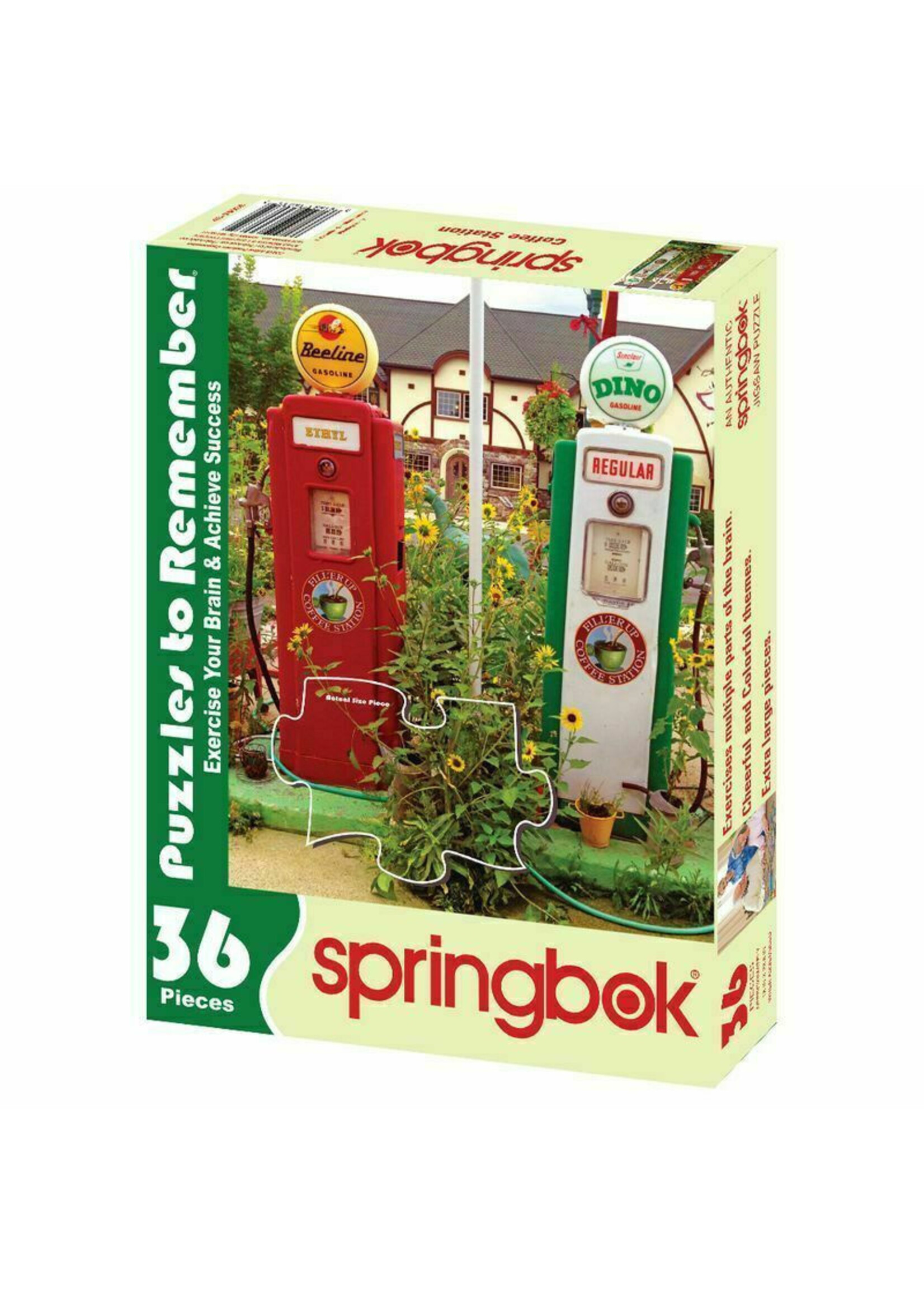 SPRINGBOK PUZZLE 36 PCS COFFEE STATION