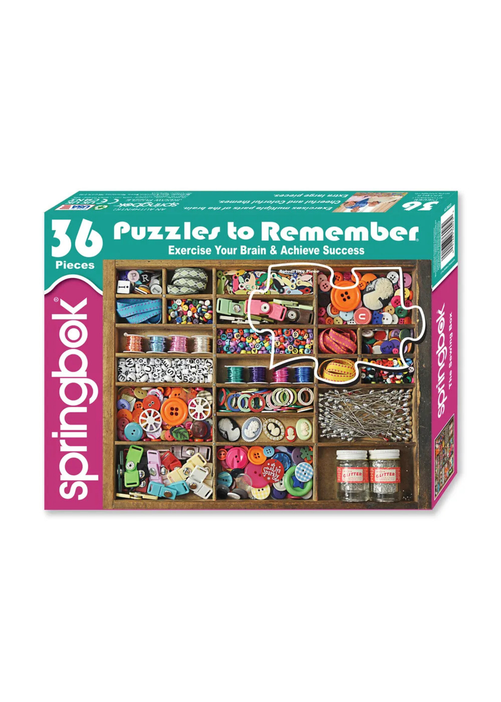 SPRINGBOK PUZZLE 36 PCS THE SEWING BOX