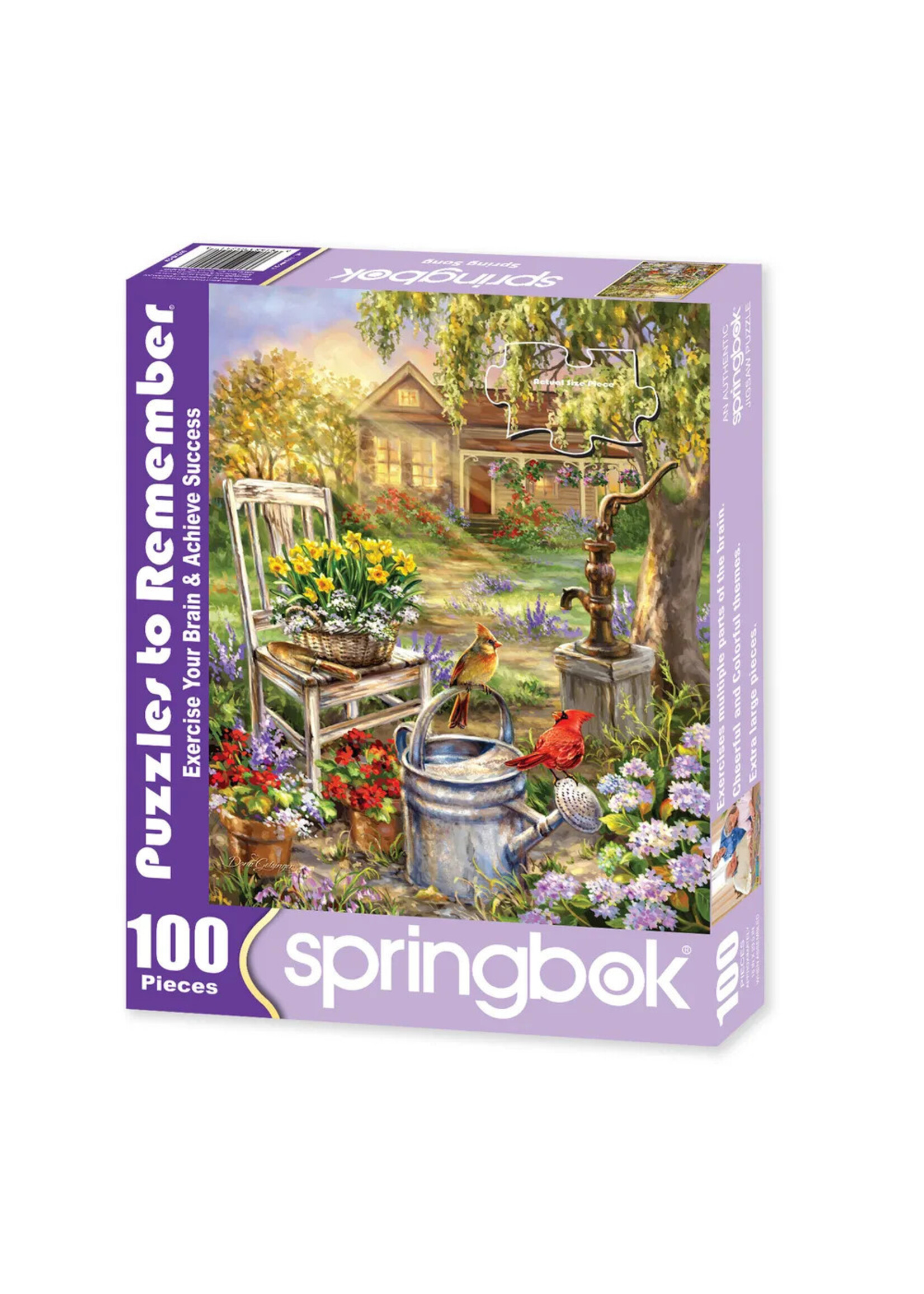 SPRINGBOK PUZZLE 100 PCS SPRING SONG