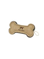 TALL TAILS DOG TOY LEATHER FELT BONE TOY