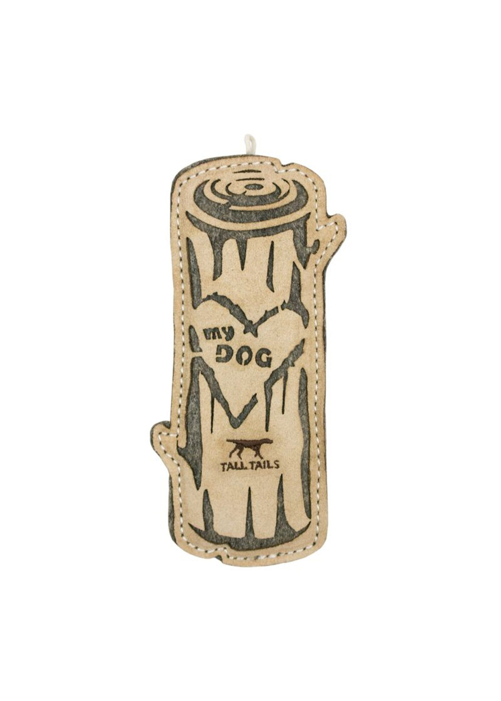 TALL TAILS DOG TOY LEATHER LOG