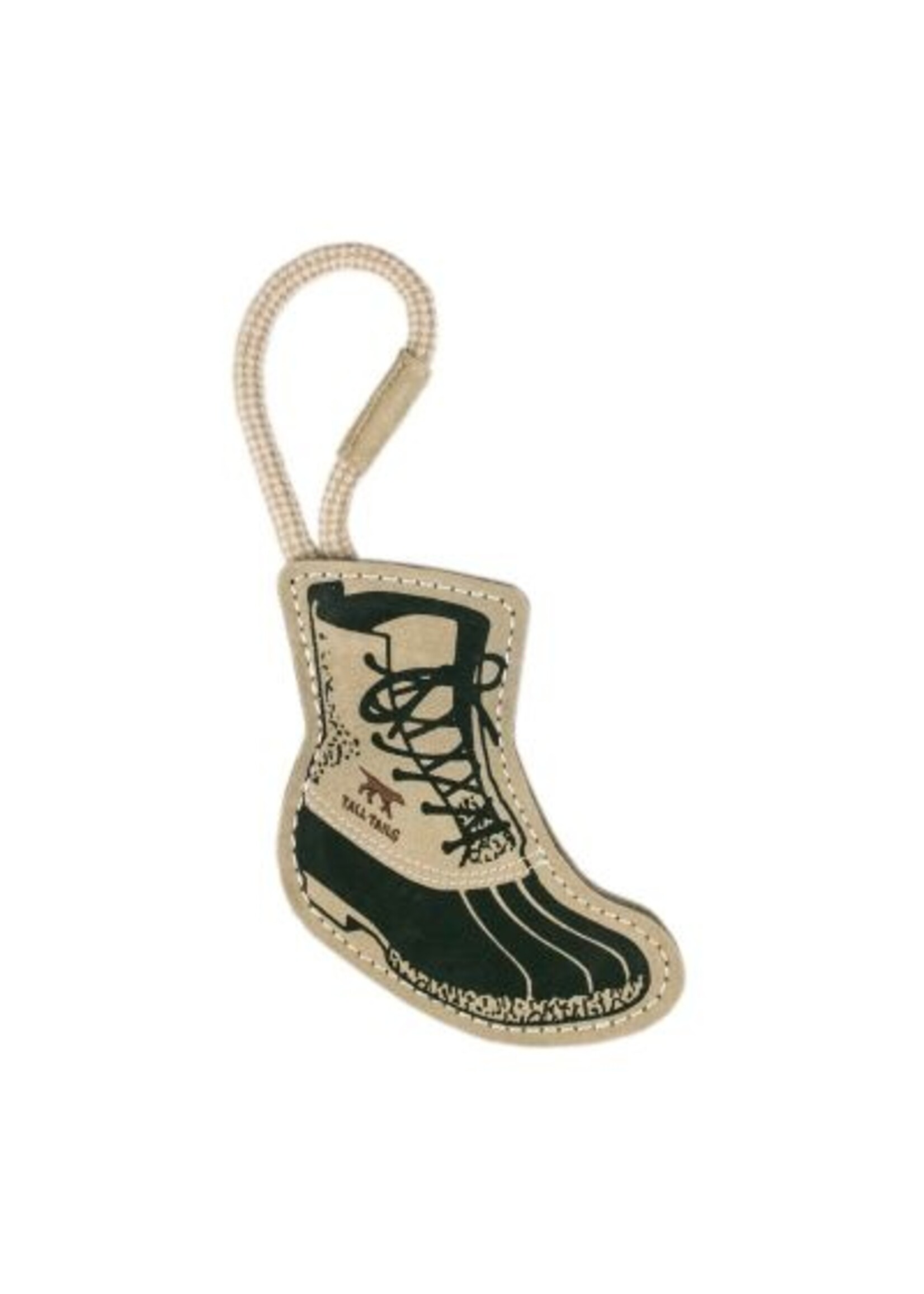 TALL TAILS DOG TOY LEATHER WORK BOOT