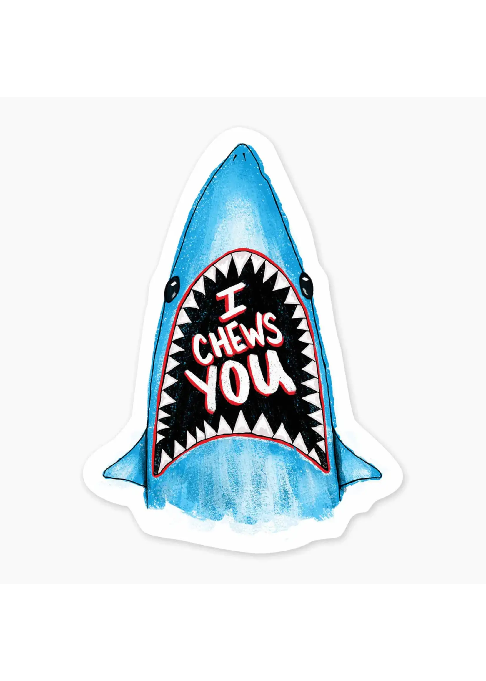 NICE ENOUGH MINI STICKER I CHEWS YOU