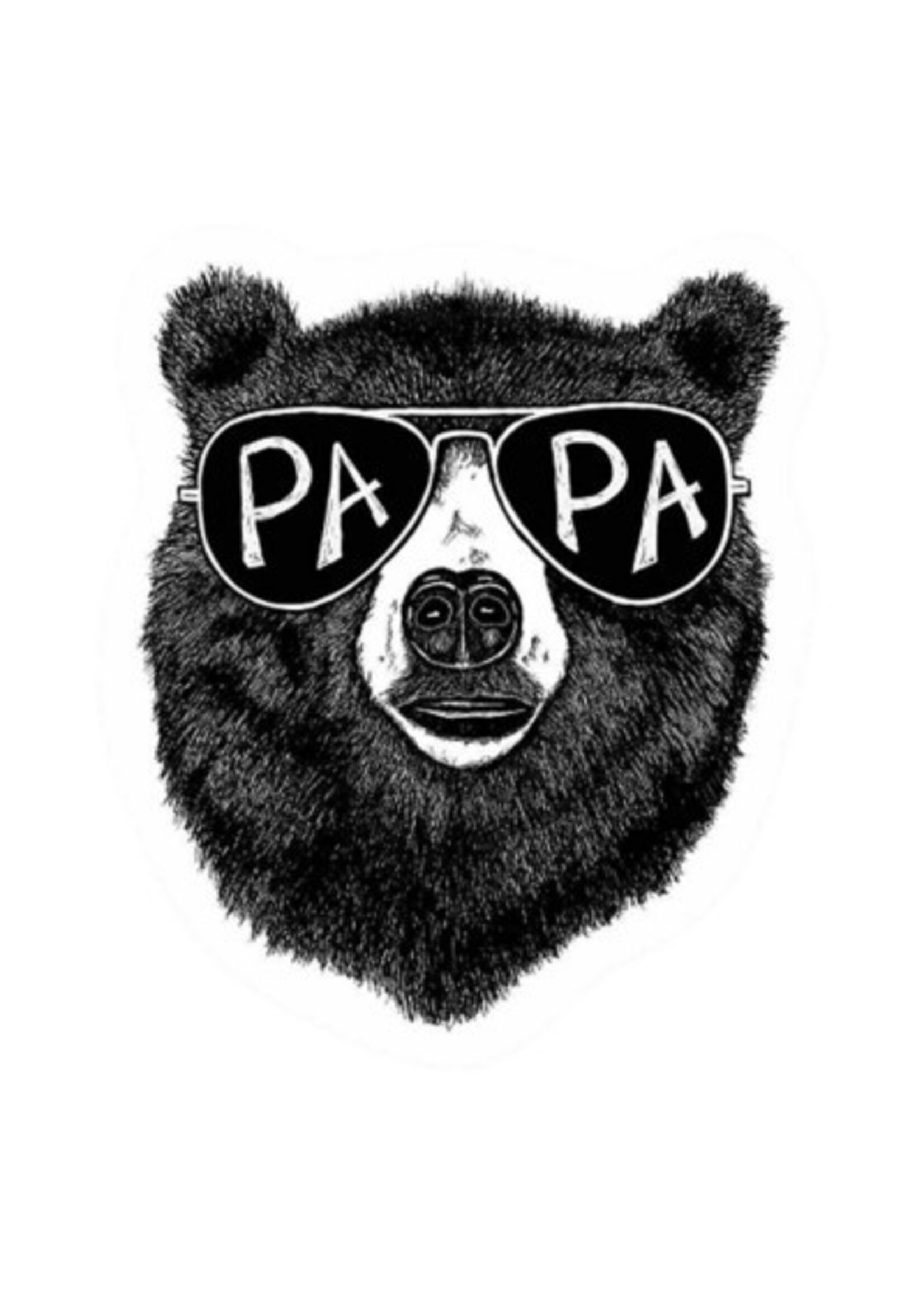 NICE ENOUGH MINI STICKER CLEAN PAPA