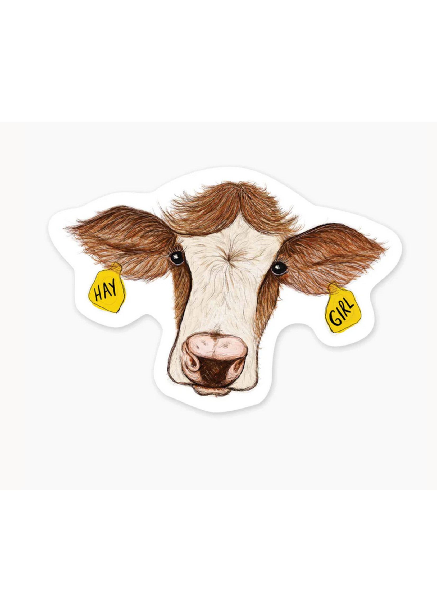 NICE ENOUGH MINI STICKER HAY GIRL