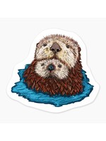 NICE ENOUGH MINI STICKER SEA OTTER