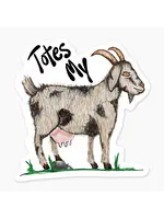 NICE ENOUGH MINI STICKER TOTES MY GOAT