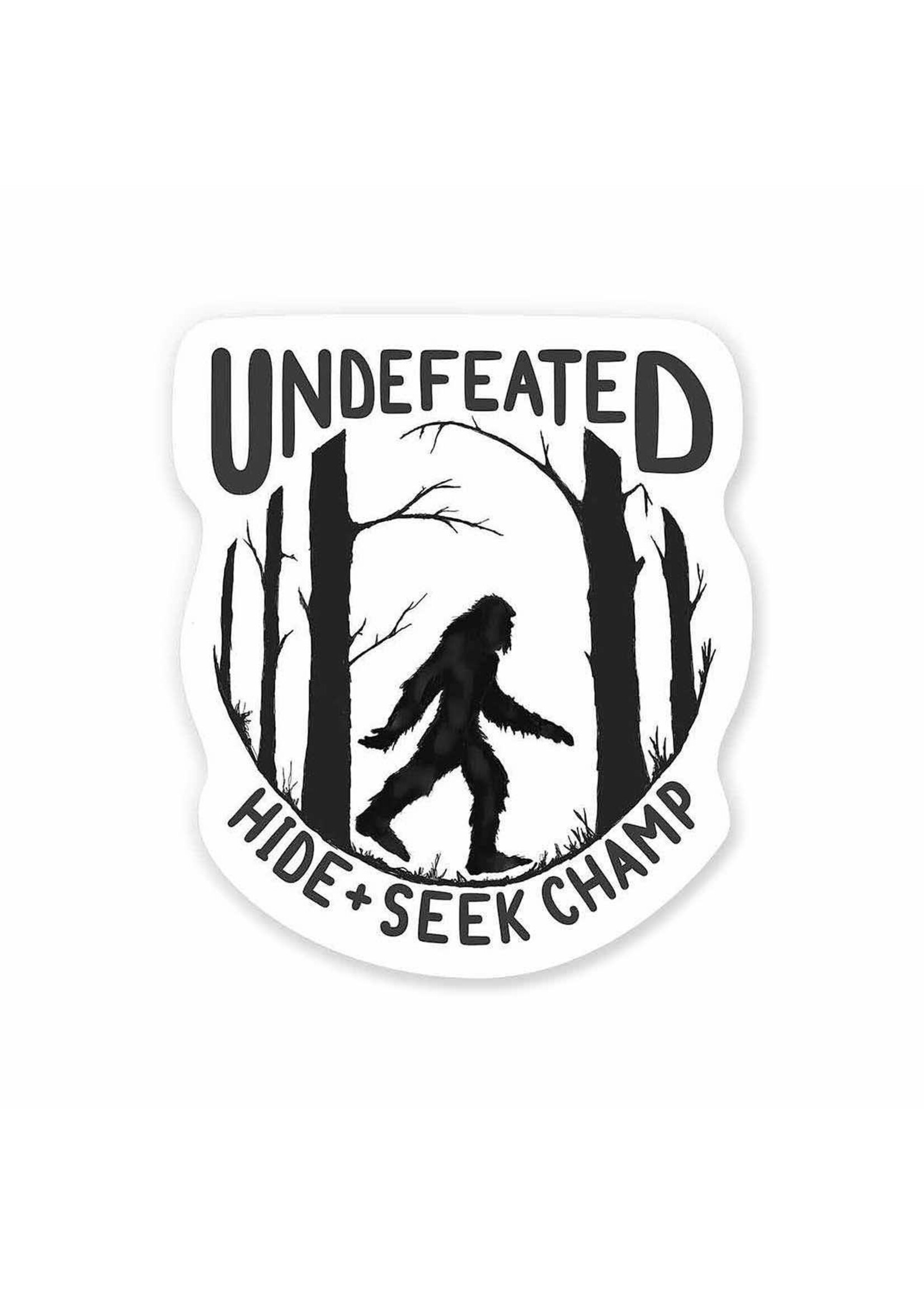 NICE ENOUGH MINI STICKER UNDEFEATED BIGFOOT