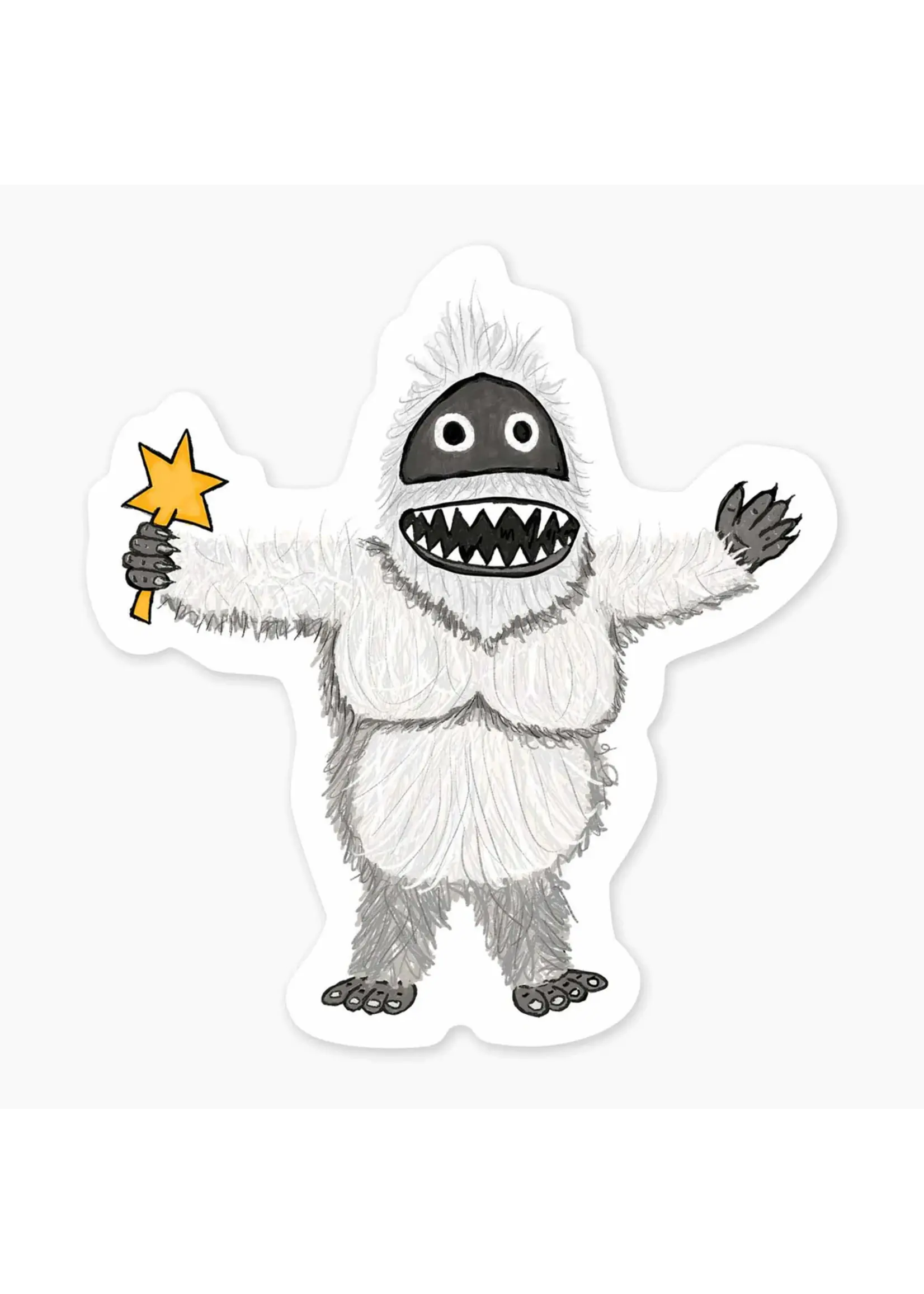 NICE ENOUGH MINI STICKER YETI