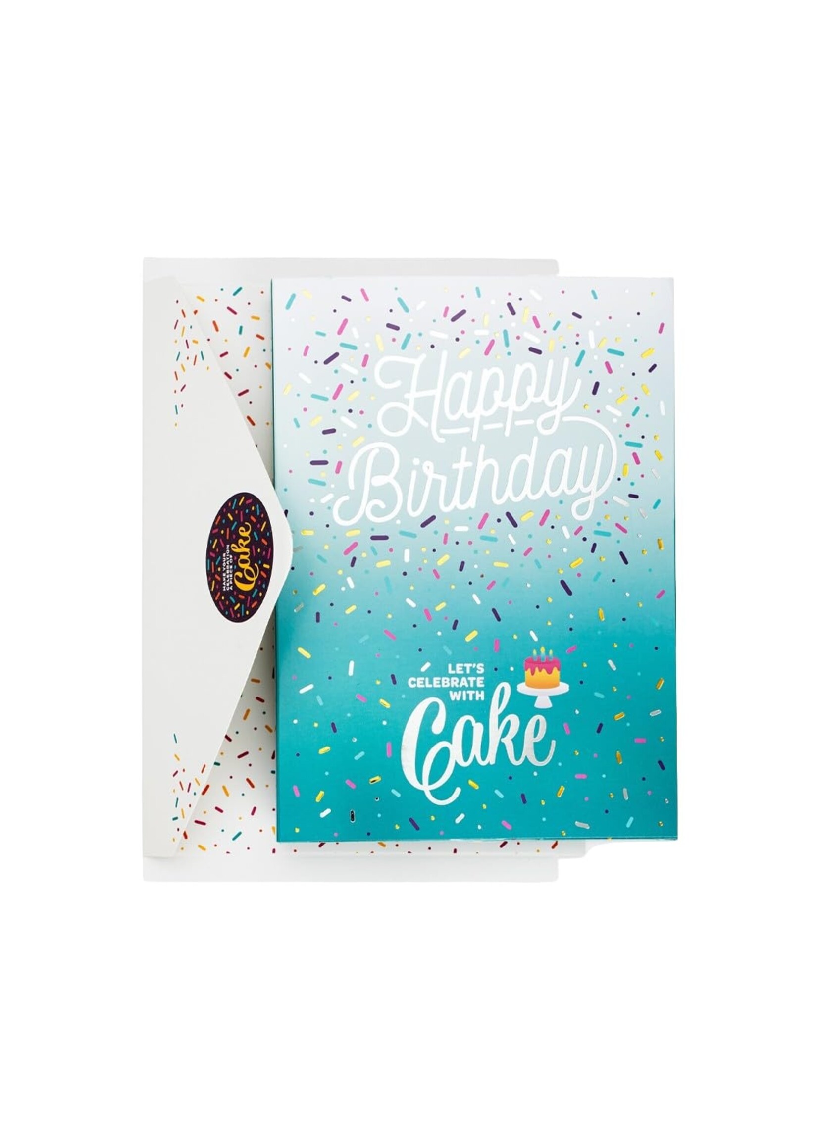 INSTACAKE CARDS CARD INSTACAKE HAPPY BIRTHDAY TEAL