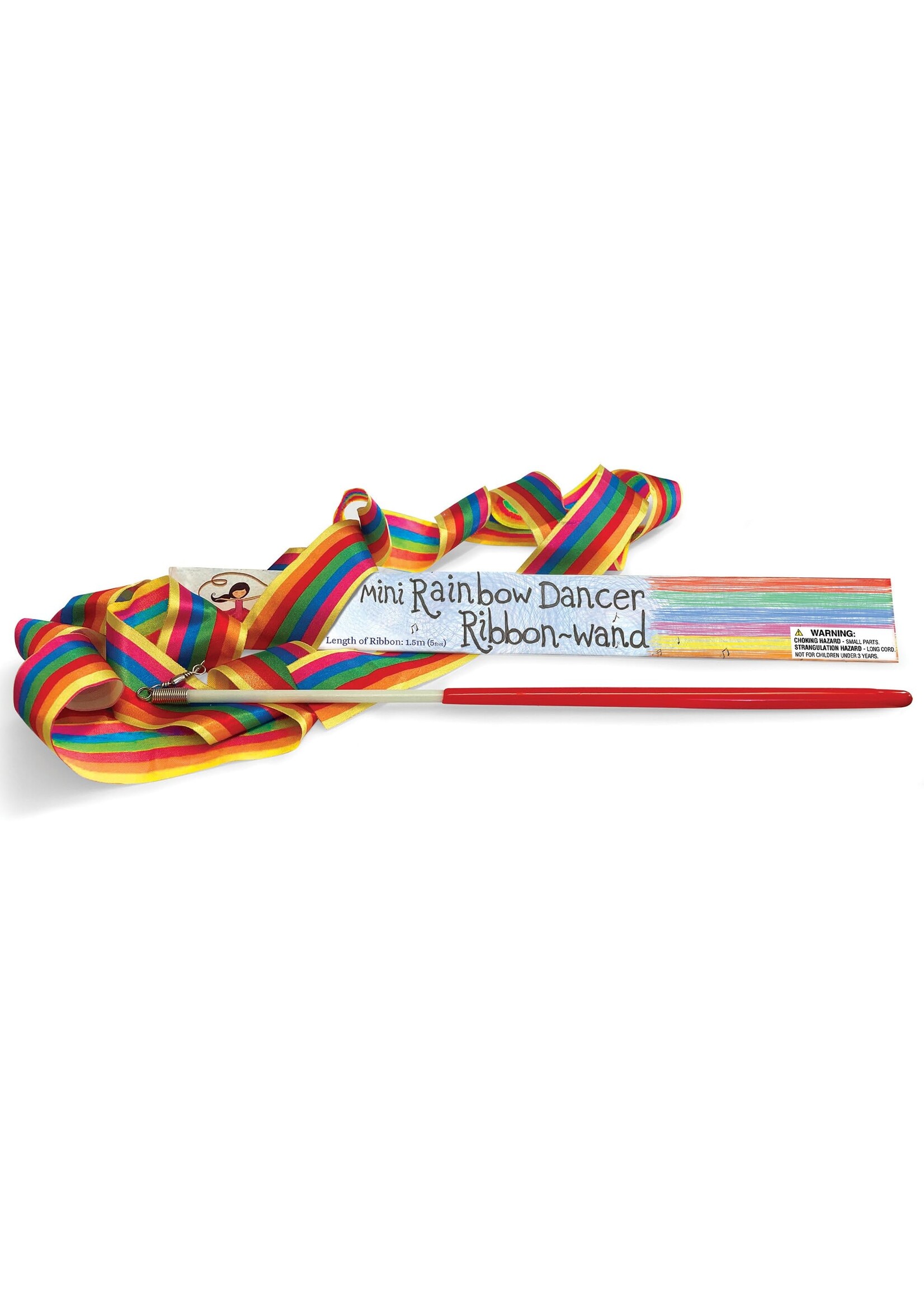 HOUSE OF MARBLES HOM RAINBOW DANCER RIBBON WAND