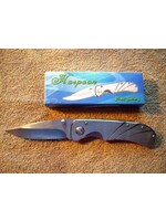 HOUSE OF MARBLES HOM ADVENTURER'S METAL FOLDING KNIFE