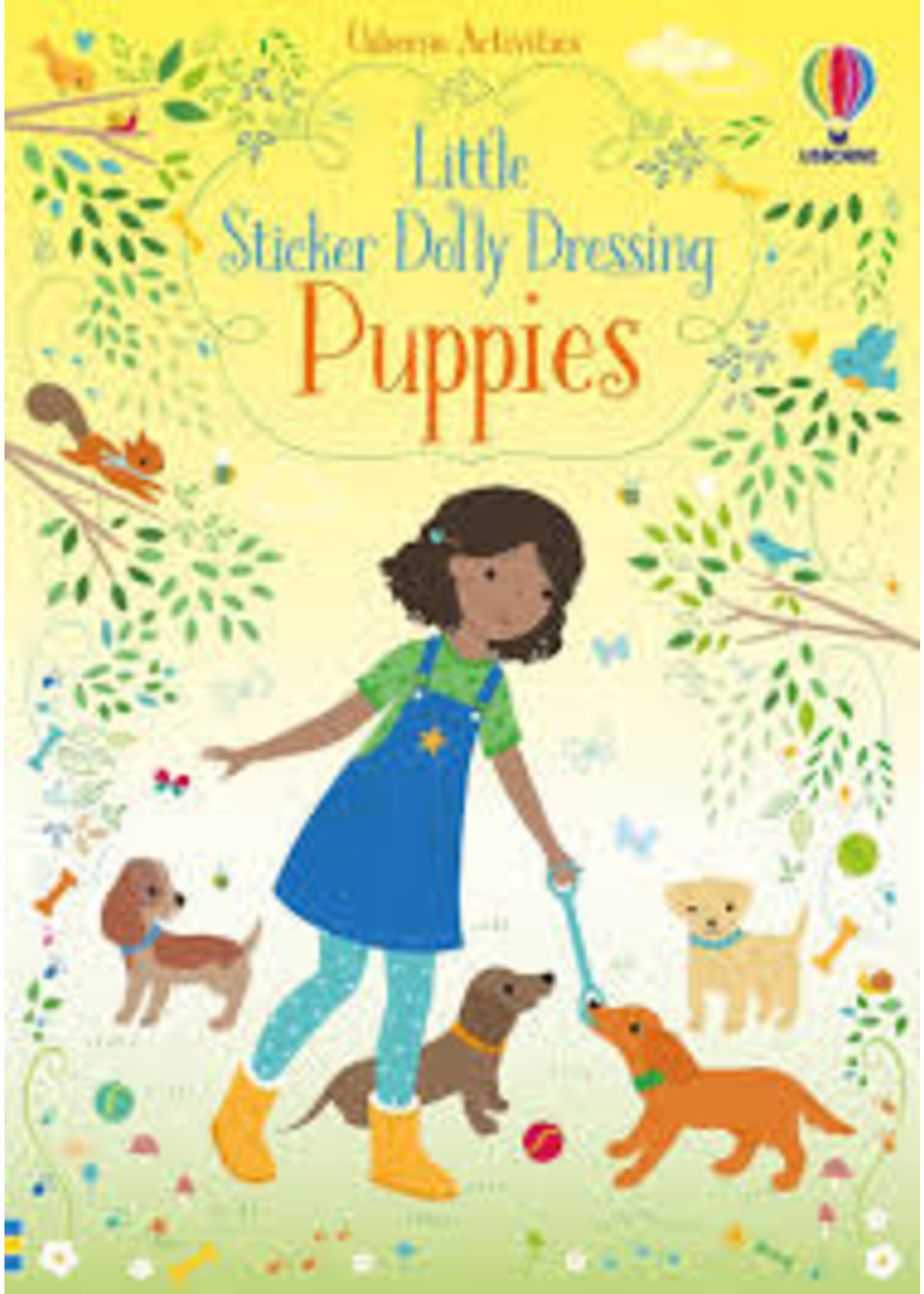 HARPER COLLINS BOOK LITTLE STICKER DOLLY DRESSING PUPPIES