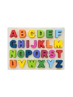 SOLOBO SOLOBO WOODEN PUZZLE UPPERCASE ALPHABET