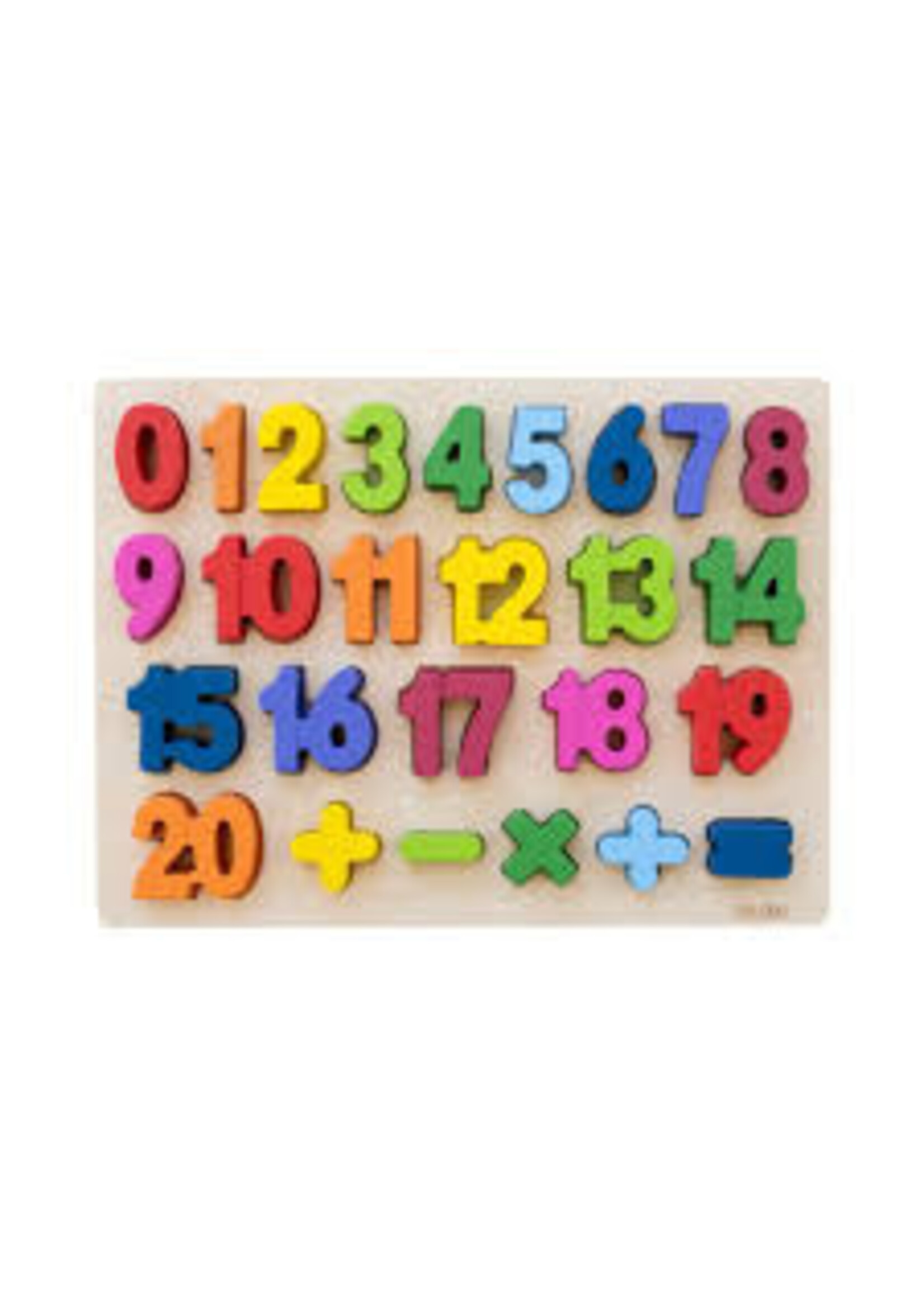 SOLOBO SOLOBO WOODEN PUZZLE NUMBERS 0-20