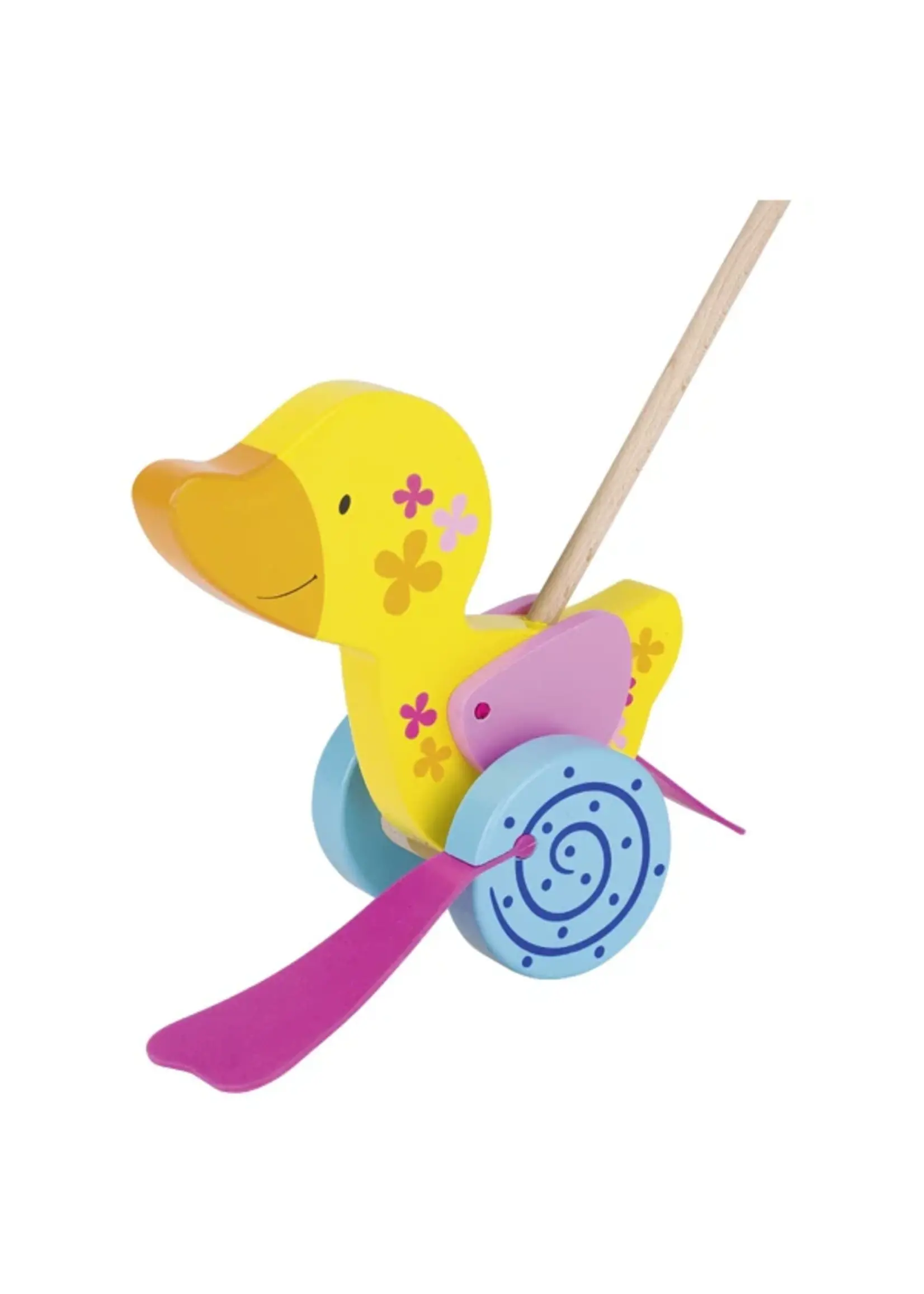 GOKI GOKI PUSH-ALONG ANIMAL DUCK SUSIBELLE