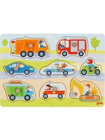 GOKI GOKI WOODEN PUZZLE VEHICLES