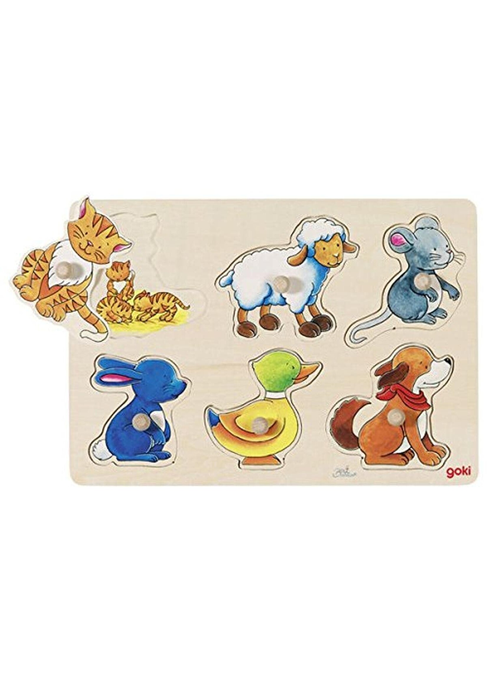GOKI GOKI WOODEN PUZZLE MOTHER AND BABY