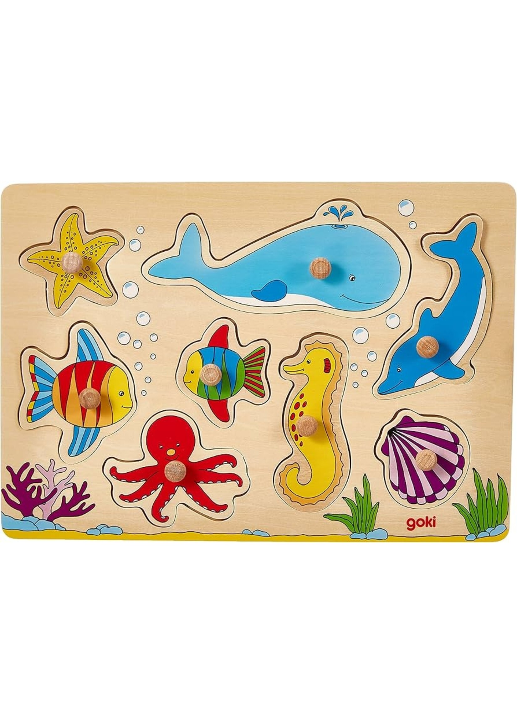 GOKI GOKI WOODEN PUZZLE UNDERWATER WORLD