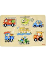 GOKI GOKI WOODEN PUZZLE MEANS OF TRANSPORT
