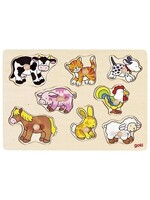 GOKI GOKI WOODEN PUZZLE FARM VII