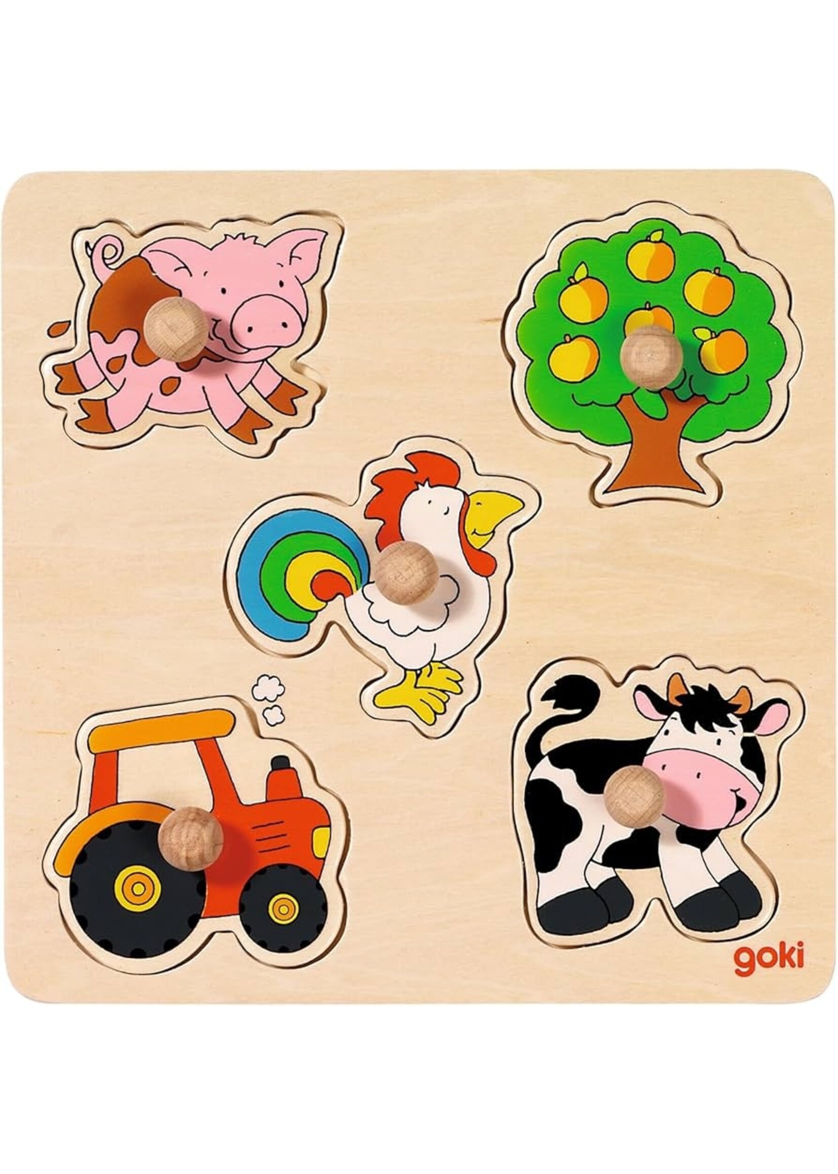 GOKI GOKI WOODEN PUZZLE IN THE COUNTRYSIDE