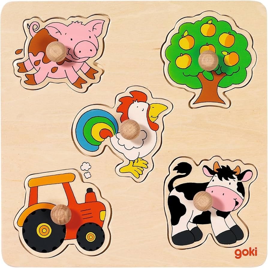 GOKI WOODEN PUZZLE IN THE COUNTRYSIDE